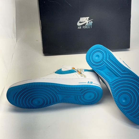 NEW Nike Air Force 1 Low Hare space jams white blue mens 9 - Picture 3 of 7